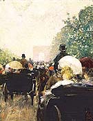 Childe Hassam Carriage Parade, 1888