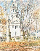 Childe Hassam Church at Old Lyme 1903.